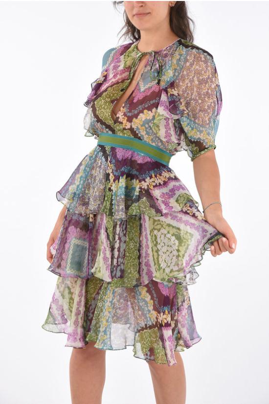  디스퀘어드2 미디 원피스 S75CV0191 S52496 001S Multicolor - DSQUARED2