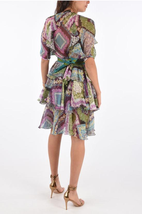  디스퀘어드2 미디 원피스 S75CV0191 S52496 001S Multicolor - DSQUARED2