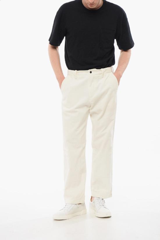  꼬르넬리아니 스트레이트 팬츠 924H13 3818546 074 White - CORNELIANI