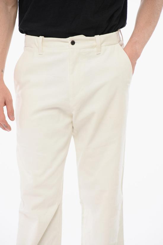  꼬르넬리아니 스트레이트 팬츠 924H13 3818546 074 White - CORNELIANI