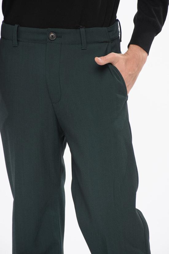  꼬르넬리아니 스트레이트 팬츠 924H13 3818588 050 Green - CORNELIANI