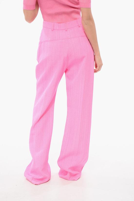  자크뮈스 스트레이트 팬츠 211PA003 1031 430 Pink - JACQUEMUS