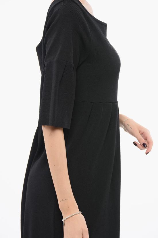  도로시 슈마허 미디 원피스 SBUFFONERO Black - DOROTHEE SCHUMACHER