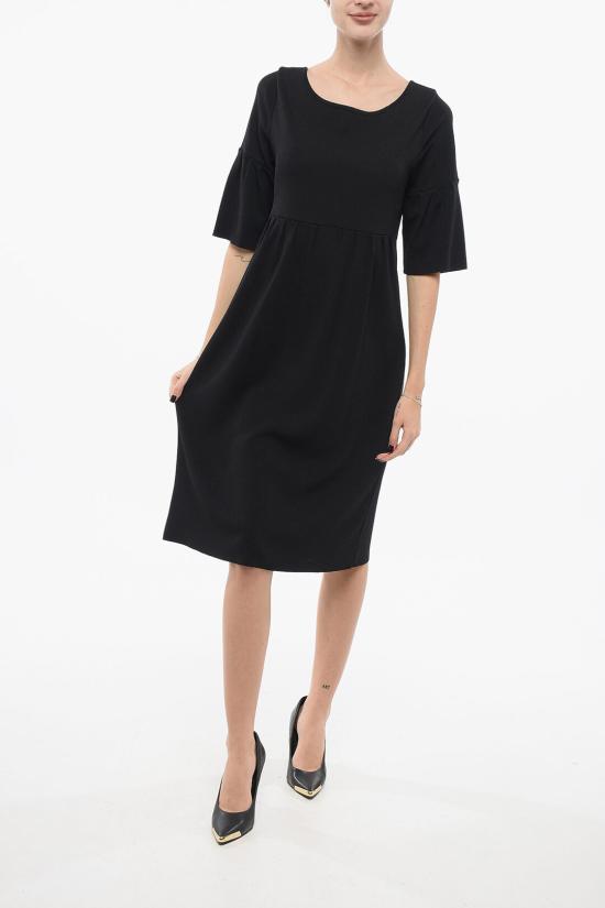  도로시 슈마허 미디 원피스 SBUFFONERO Black