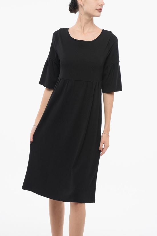  도로시 슈마허 미디 원피스 SBUFFONERO Black - DOROTHEE SCHUMACHER