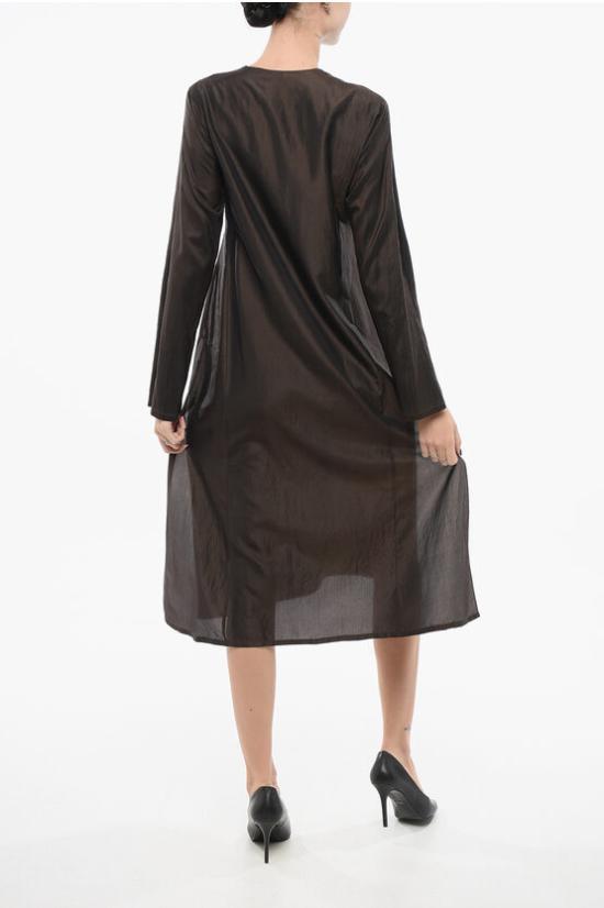  Dosa 미디 원피스 CAMICIONEMARRONE Black - OTHER BRANDS