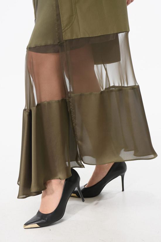  사카이 롱 스커트 2407226501 Green - SACAI