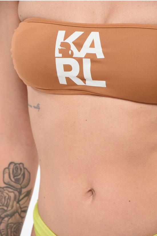  칼라거펠트 비키니 수영복 KL22WTP02 BROWN NO LACCI Brown - KARL LAGERFELD