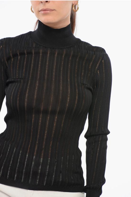  알라이아 탑 AA9S02254M712 0 995 Black - ALAIA