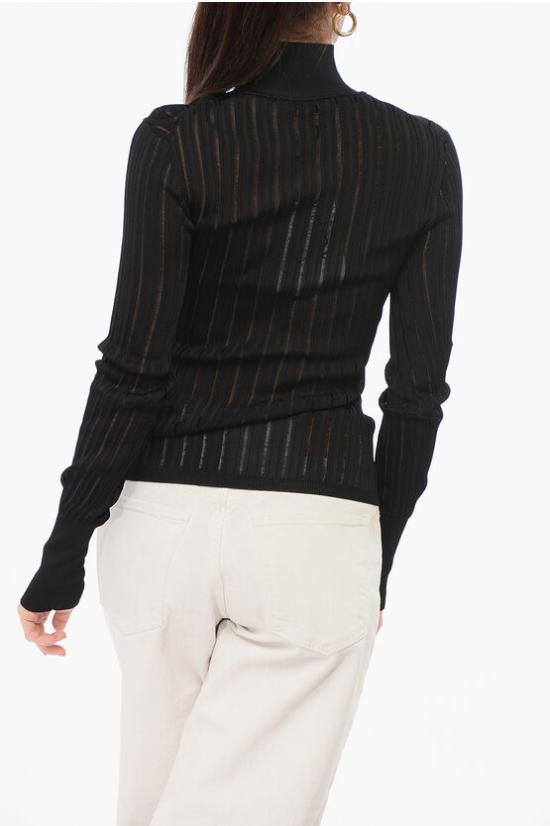  알라이아 탑 AA9S02254M712 0 995 Black - ALAIA