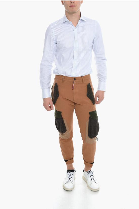  디스퀘어드2 카고 팬츠 S71KB0464 S52016 154 Brown - DSQUARED2