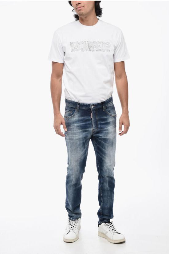  디스퀘어드2 데님 팬츠 S74LB1317S30664470 Blue - DSQUARED2