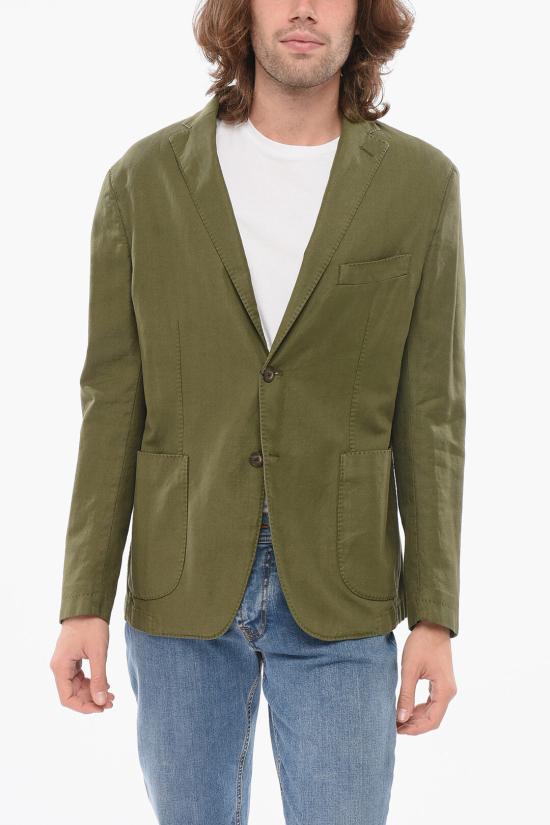  꼬르넬리아니 수트 자켓 87YAZ1 1120153 050 Military Green