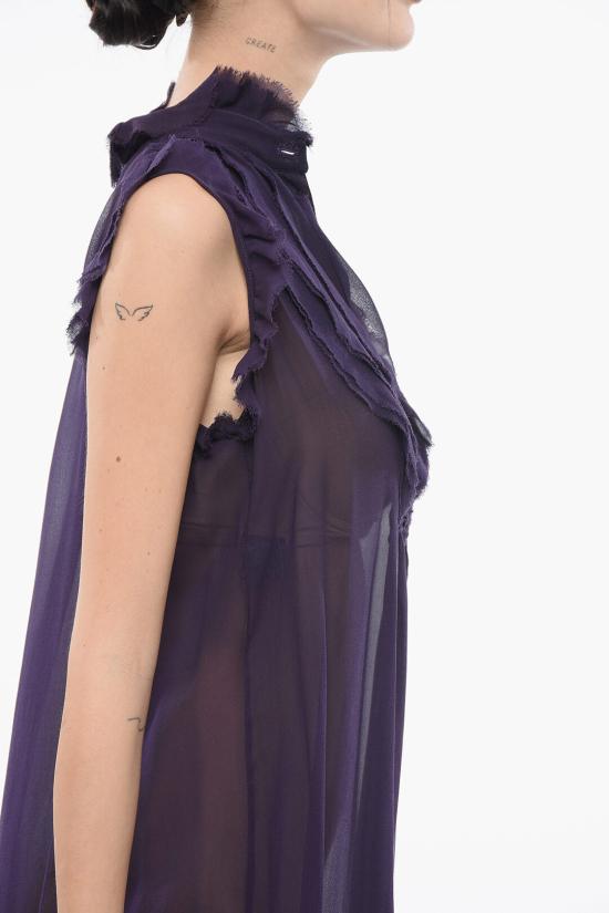  데렉 램 미디 원피스 TRASP VIOLAPURPLE Violet - DEREK LAM