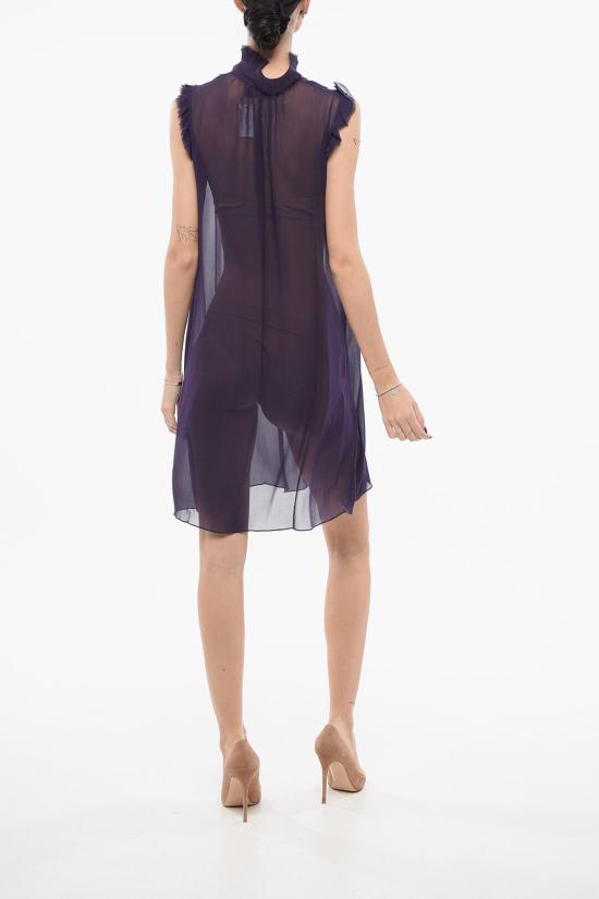  데렉 램 미디 원피스 TRASP VIOLAPURPLE Violet - DEREK LAM