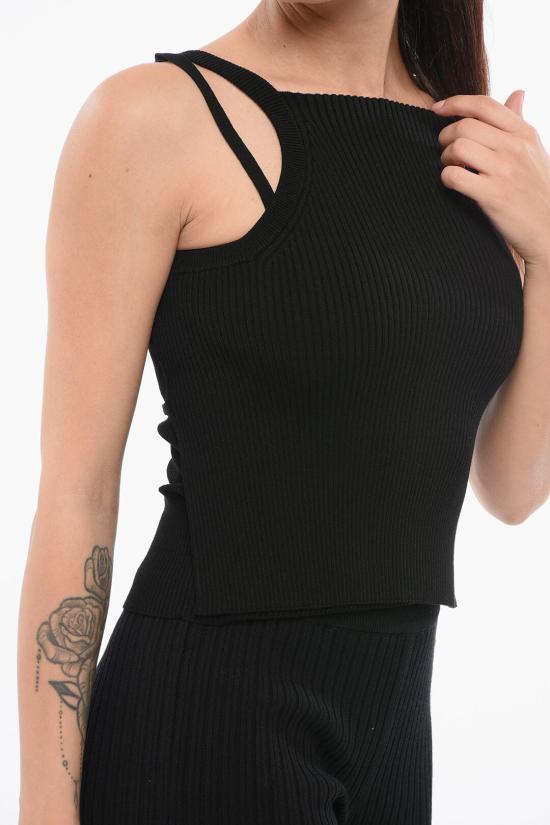  알마니 민소매 티셔츠 3D2KXX 2M83Z 0999 Black - ARMANI