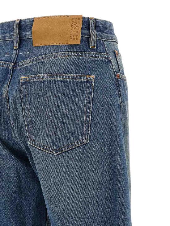 25FW MM6 메종마르지엘라 플레어 팬츠 S52LA0238S30589980 Blue - MM6 MAISON MARGIELA