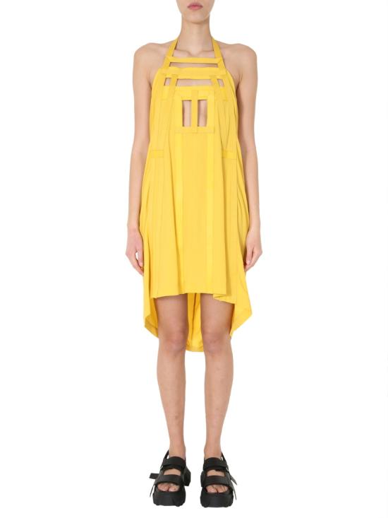 20SS 릭 오웬스 미디 원피스 RO20S1585 CCEW1012 YELLOW - RICK OWENS