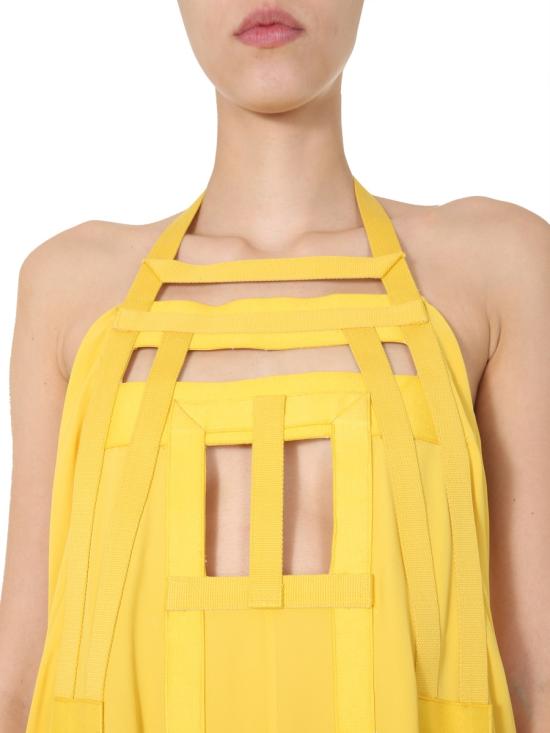 20SS 릭 오웬스 미디 원피스 RO20S1585 CCEW1012 YELLOW - RICK OWENS