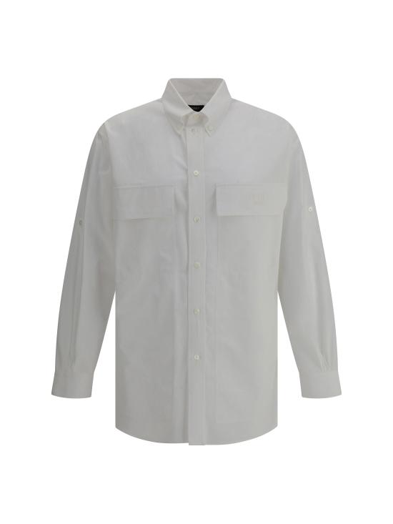 25SS 펜디 긴팔 셔츠 FS1310AU6X F0QA0 WHITE