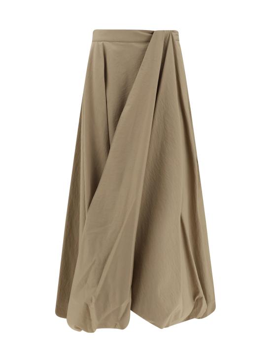 25SS 브루넬로 쿠치넬리 스커트 M0F79G3812 C2871 BROWN