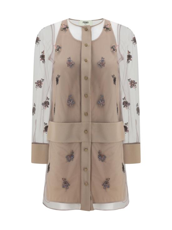 25SS 펜디 원피스 FDD344AUP0 F1RX1 BEIGE