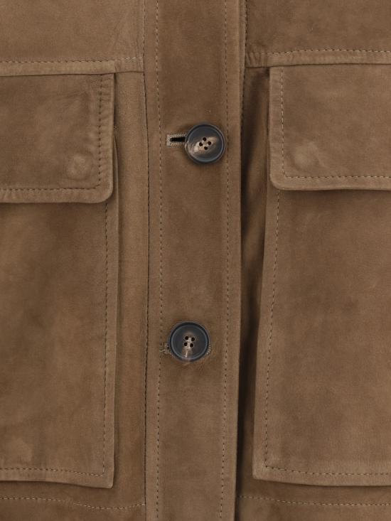 25SS 브루넬로 쿠치넬리 자켓 MPCAI7762 C7495 BROWN - BRUNELLO CUCINELLI