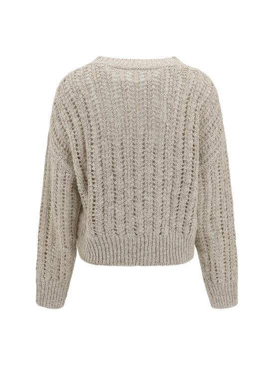 25SS 브루넬로 쿠치넬리 스웨터 MEA393102 CBU80 BEIGE - BRUNELLO CUCINELLI