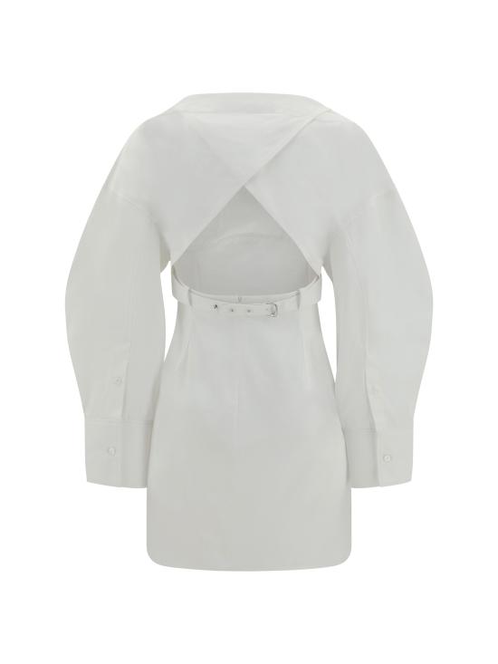 25SS 자크뮈스 숏 원피스 243DR1991520 100 WHITE - JACQUEMUS