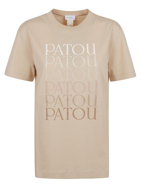 25SS 파투 반팔 티셔츠 JE1129999 118P 118P PRALINE BROWN