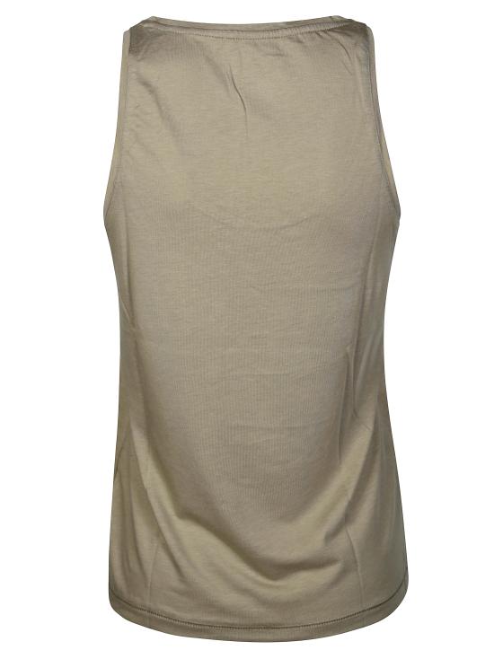 25SS 마제스틱필라쳐 민소매 티셔츠 M296FDE187 136 CENDRE Giallo - MAJESTIC FILATURES