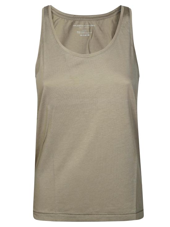 25SS 마제스틱필라쳐 민소매 티셔츠 M296FDE187 136 CENDRE Giallo