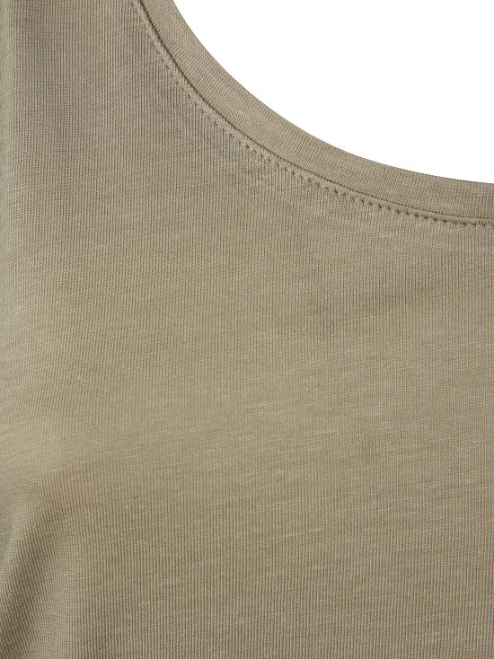 25SS 마제스틱필라쳐 민소매 티셔츠 M296FDE187 136 CENDRE Giallo - MAJESTIC FILATURES