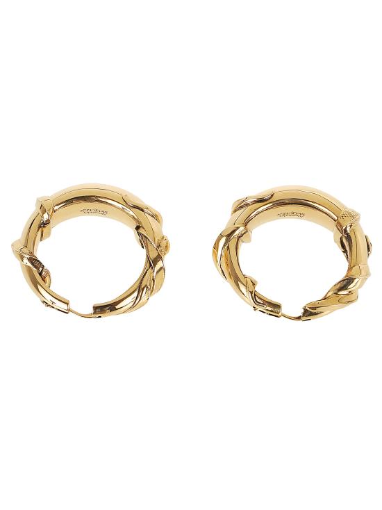 24FW 알렉산더 맥퀸 이어링 798891 J160K 8500 LIGHT ANT GOLD - ALEXANDER MCQUEEN