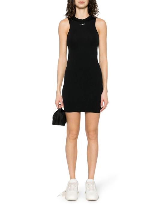 24FW 오프화이트 원피스 OWDB463C99JER0011001 BLACK WHITE Black - OFF WHITE