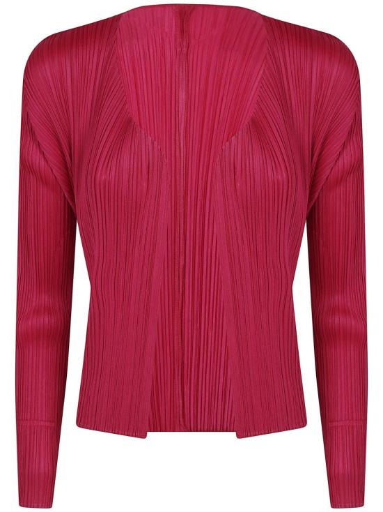 25SS 플리츠플리즈 셔츠 PP56JO405 23 RED