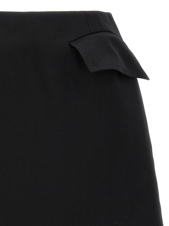 25SS 알렉산더 맥퀸 숏 스커트 824715QJADK1000 Black - ALEXANDER MCQUEEN