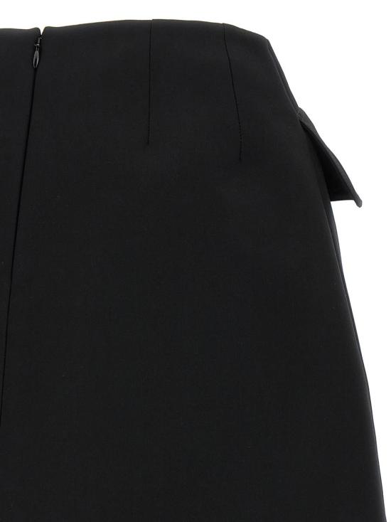 25SS 알렉산더 맥퀸 숏 스커트 824715QJADK1000 Black - ALEXANDER MCQUEEN