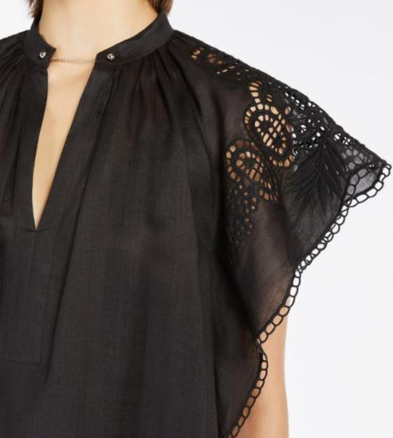 25SS 막스마라 숏 원피스 2516231012600003 NERO Black - MAX MARA