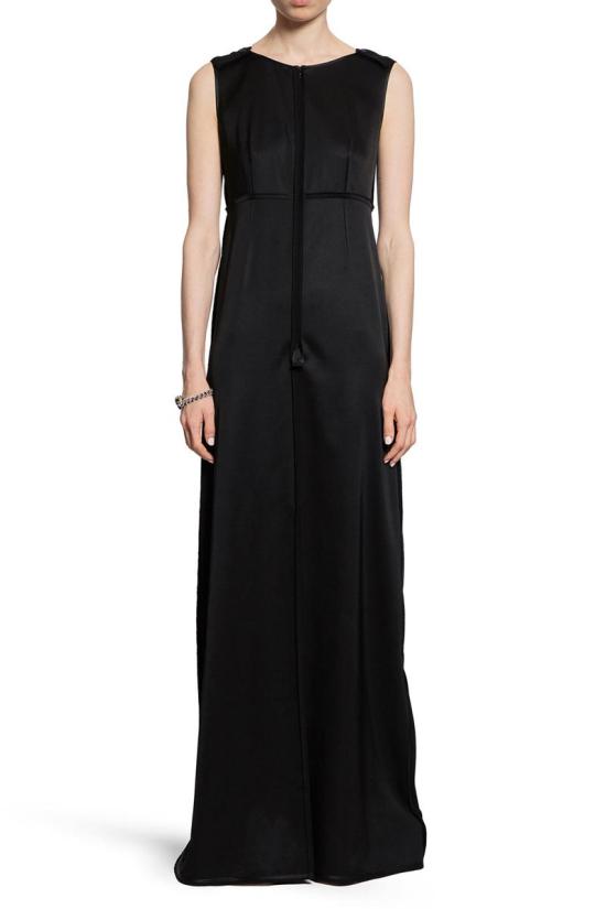 25SS MM6 메종마르지엘라 롱 원피스 S62DG0044M35143 900 Black