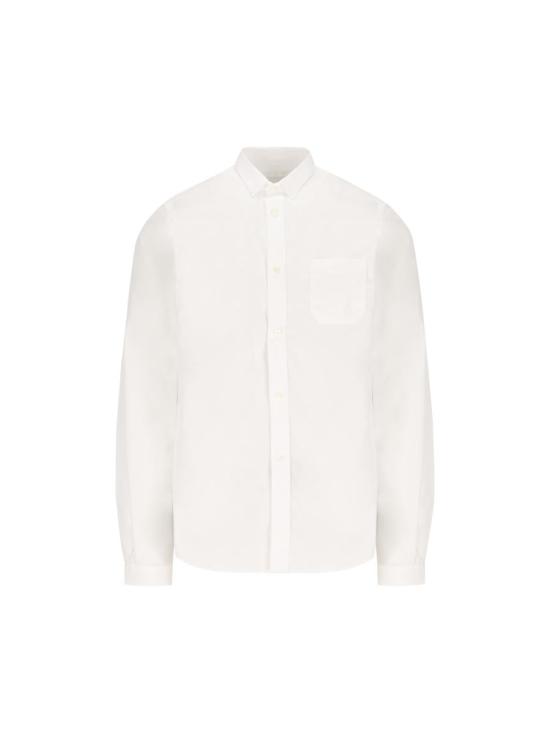 25FW 프라다 긴팔 셔츠 UCN62410IVF0009 AI25 WHITE