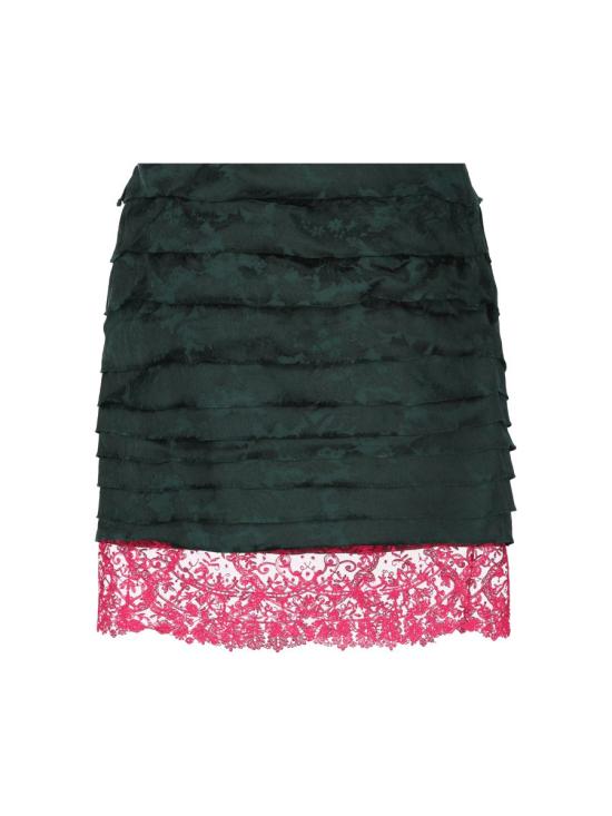 25SS 생로랑 숏 스커트 830544Y6K453048 P25 VERT EMERAUDE - SAINT LAURENT