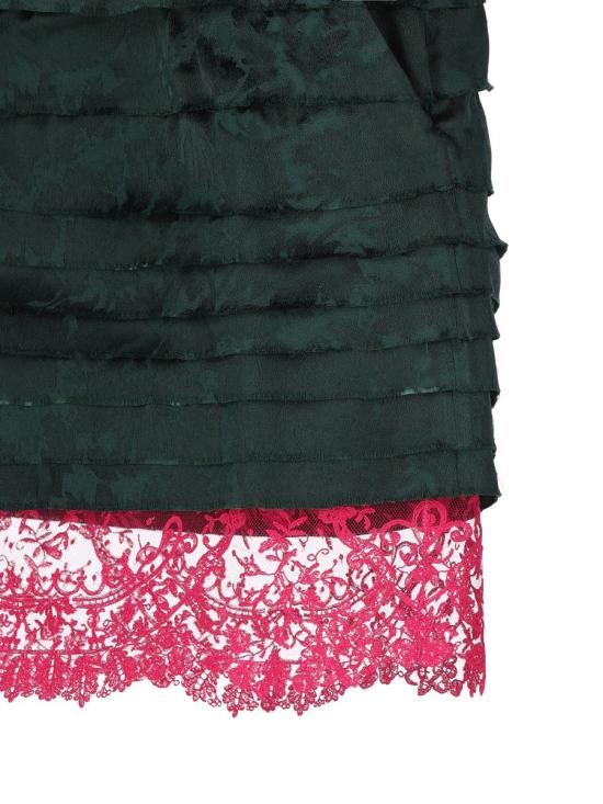 25SS 생로랑 숏 스커트 830544Y6K453048 P25 VERT EMERAUDE - SAINT LAURENT