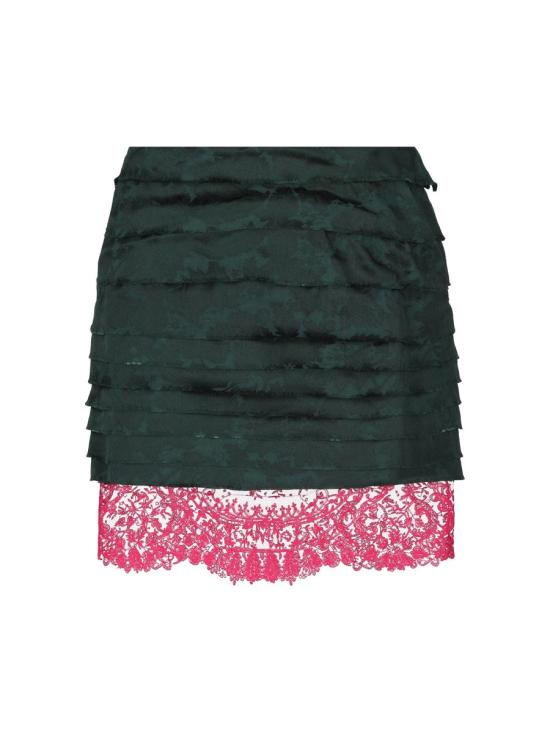 25SS 생로랑 숏 스커트 830544Y6K453048 P25 VERT EMERAUDE