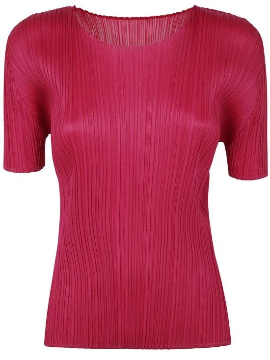 25SS 플리츠플리즈 셔츠 PP56JK403 23 RED