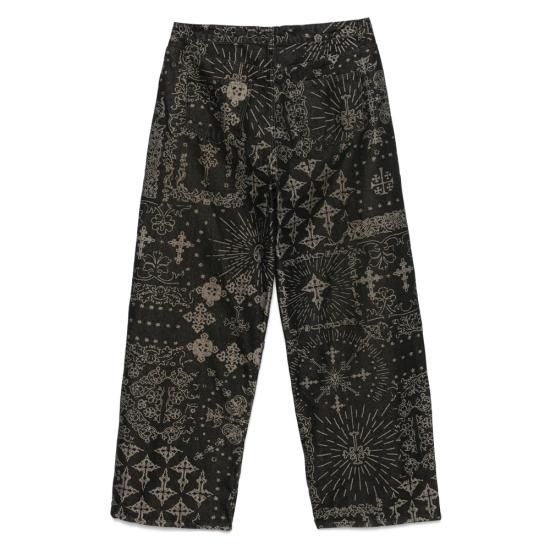 25SS 언타이틀드 아트웍스 데님 팬츠 JACQUARD DENIM BLACK - UNTITLED ARTWORKS™