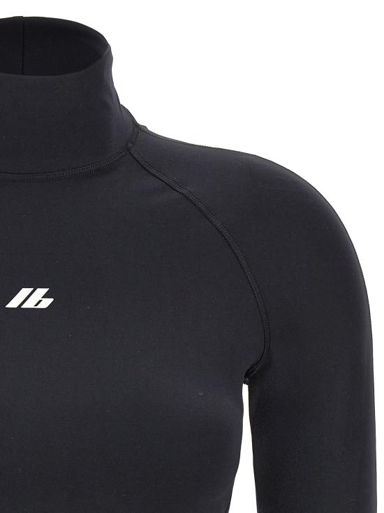 25FW 발렌시아가 긴팔 티셔츠 7970414E2B91081 Black - BALENCIAGA