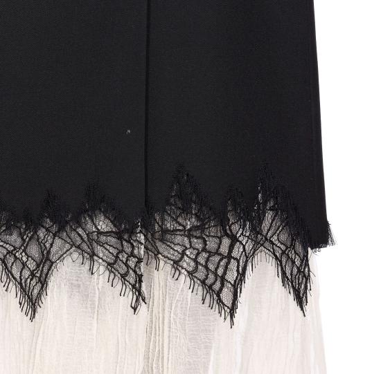 25SS 알렉산더 맥퀸 미디 스커트 830083 QJADK1000 Black - ALEXANDER MCQUEEN