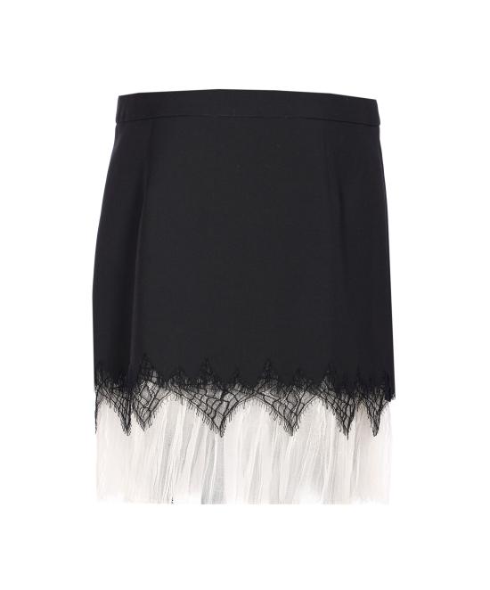 25SS 알렉산더 맥퀸 미디 스커트 830083 QJADK1000 Black - ALEXANDER MCQUEEN