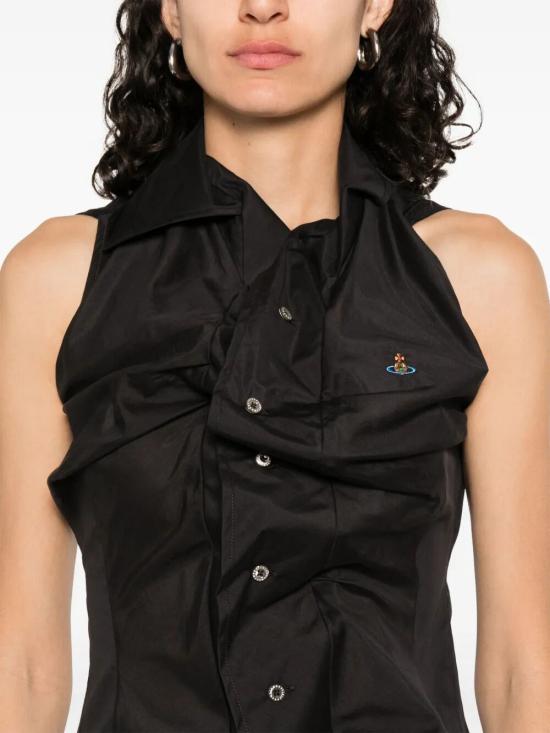 25SS 비비안웨스트우드 블라우스 15010067 W012U N401 BLACK - VIVIENNE WESTWOOD